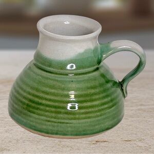 Vintage Studio Pottery Ceramic Coffee Mug Glazed Non-Slip Travel Stoneware Boho